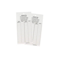 Bison Life Fire Extinguisher Inspection Tags – Monthly Maintenance Record Tags
