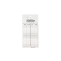 Bison Life Fire Extinguisher Inspection Tags – Monthly Maintenance Record Tags