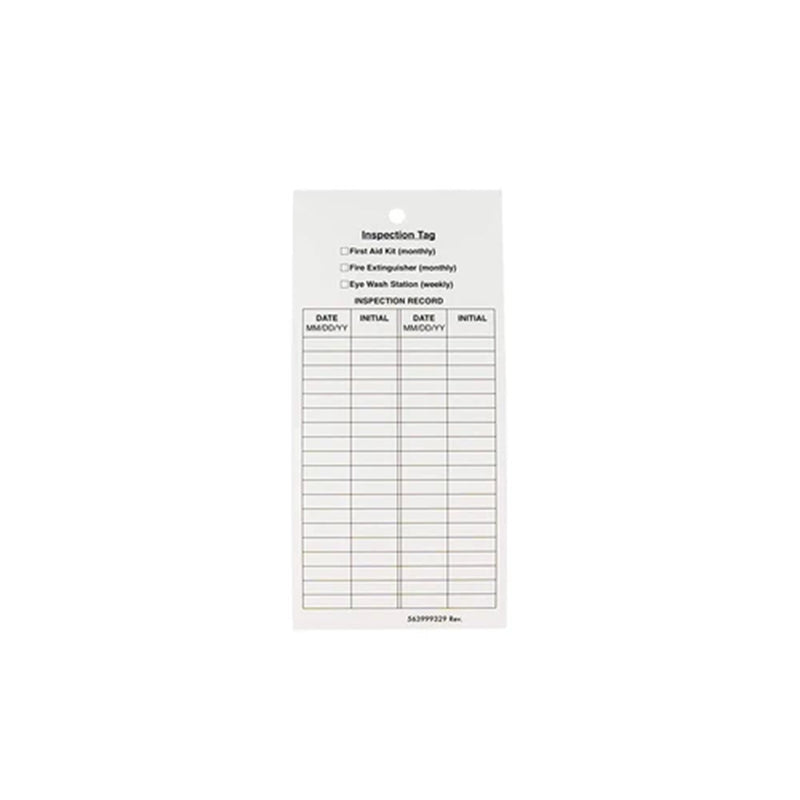 Bison Life Fire Extinguisher Inspection Tags – Monthly Maintenance Record Tags