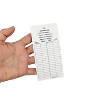 Bison Life Fire Extinguisher Inspection Tags – Monthly Maintenance Record Tags
