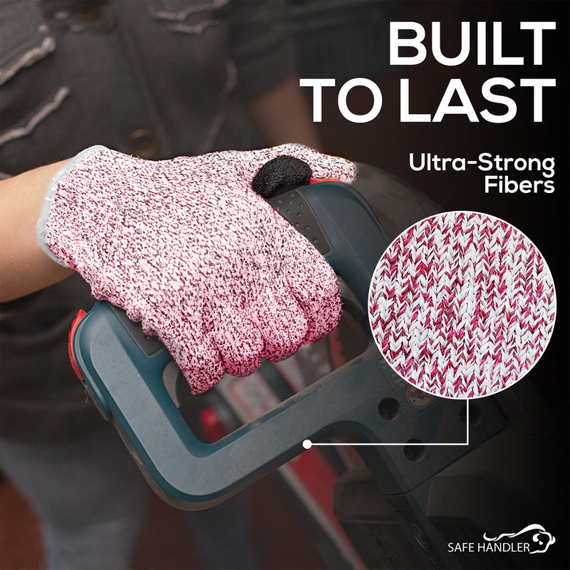 Bison Life Level 5 Cut knit Gloves With Touchscreen Compatible