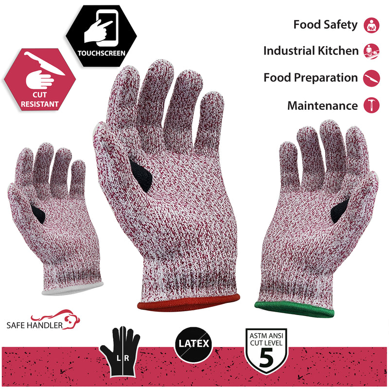 Bison Life Level 5 Cut knit Gloves With Touchscreen Compatible