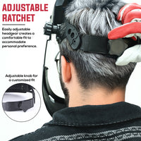 Bison Life Full Face Protective Shield with Polycarbonate Visor, ANSI Z87.1