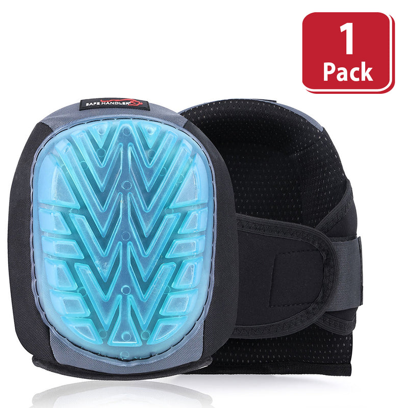 Bison Life Heavy-Duty Hard-Shell Knee Pads with Gel and Foam Cushion