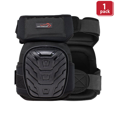 Extra Long Professional Knee Pads with Gel & Foam Padding and Dual Adjustable Velcro Straps