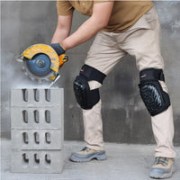 Bison Life Extra Long Knee Pads with Gel & Foam Padding, Dual Adjustable Velcro Straps