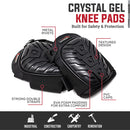 Bison Life Professional Gel Knee Pads for Work, Heavy Duty Construction Knee Pads with Dual Straps, Foam Cushioning, Adjustable & Comfortable Knee Protection
