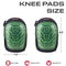 Bison Life Professional Gel Knee Pads for Work, Heavy Duty Construction Knee Pads with Dual Straps, Foam Cushioning, Adjustable & Comfortable Knee Protection