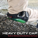 Bison Life Professional Gel Knee Pads for Work, Heavy Duty Construction Knee Pads with Dual Straps, Foam Cushioning, Adjustable & Comfortable Knee Protection