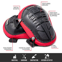 Bison life Professional Heavy-Duty Knee Pads with Gel Cushion & Foam Padding