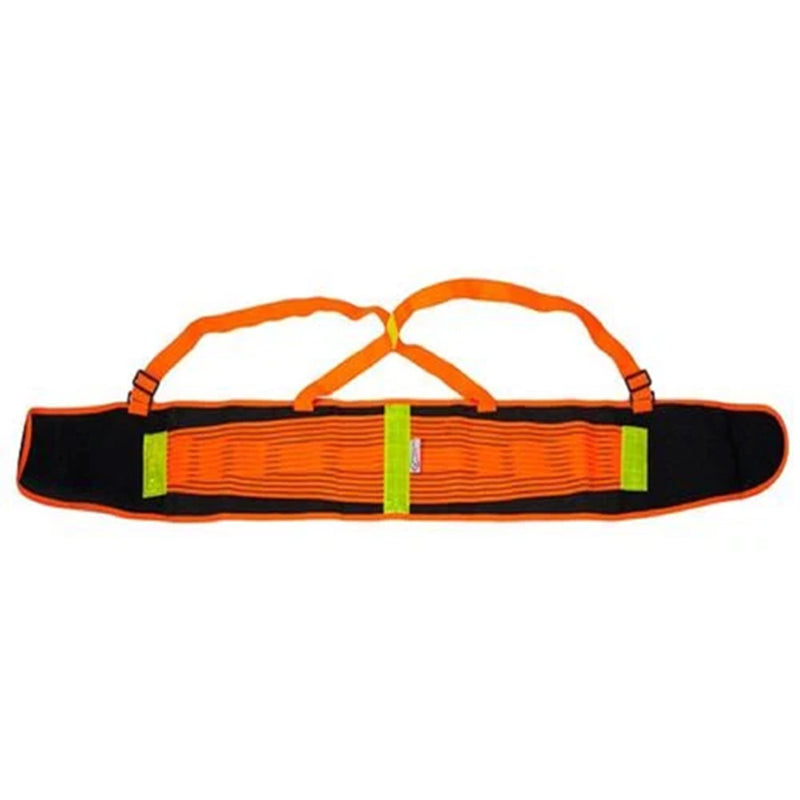 Bison Life Reflective Lifting Support Belt – High-Vis Lower Back Brace, 1 Pack
