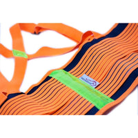 Bison Life Reflective Lifting Support Belt – High-Vis Lower Back Brace, 1 Pack