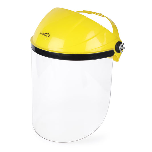 Bison Life Full Face Clear Polycarbonate Visor Safety Face Shield, ANSI Z87.1, 16 Pack