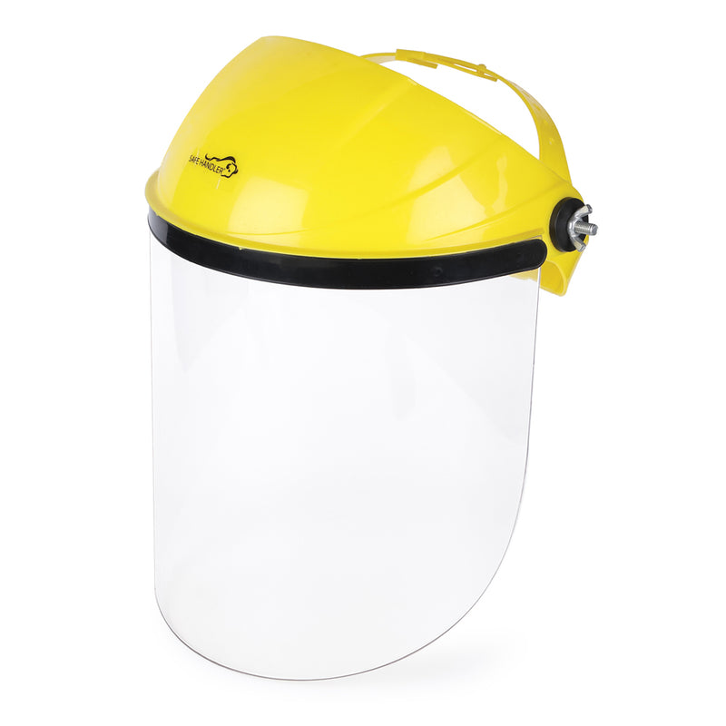 Bison Life Full Face Clear Polycarbonate Visor Safety Face Shield, ANSI Z87.1, 16 Pack