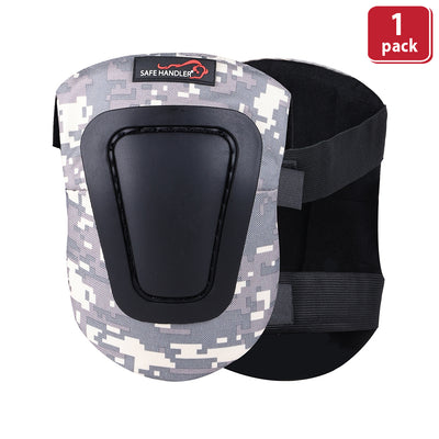 Multi-Purpose Camouflage Foam Knee Pads for Indoor & Outdoor Work with Adjustable Straps