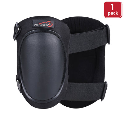 High Density Knee Pads with Hard Cap and Heavy Duty Foam Padding with Dual Buckle Straps