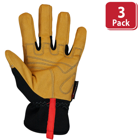 Bison Life Handyman Hand Protection Gloves with Thicker Knuckle Padding