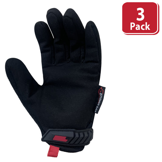 Bison Life Flexible Hand Protection Mesh Gloves with Hook & Loop Wrist Strap