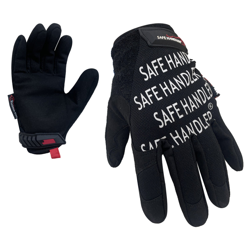 Bison Life Dex Fit Work Gloves – Durable Utility Gloves with Hook & Loop Wrist Strap
