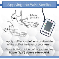 Bison Life Fully Automatic Upper Arm Blood Pressure Monitor with 120 Memory & Carrying Case