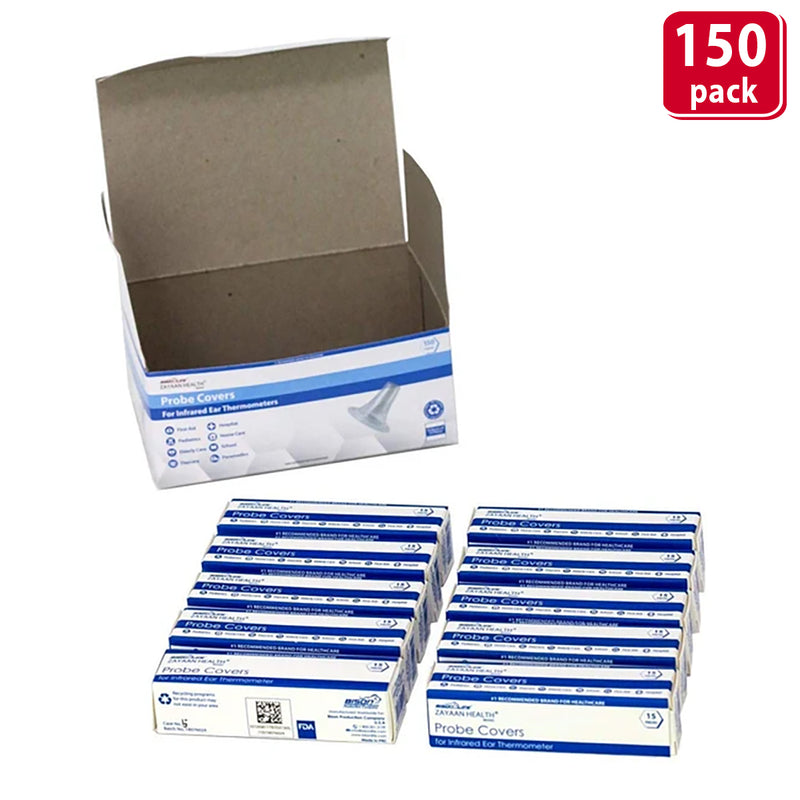 Bison Life Disposable Probe Covers for Ear Thermometer – Clear Hygienic Thermometer Probe Covers