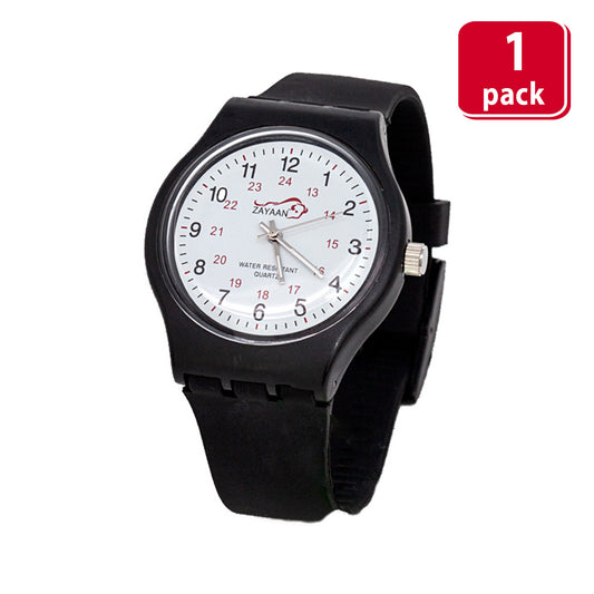 Bison Life Classic Balance Nurse Watch – Bright Pink Quartz Medical Watch, Water-Resistant Design