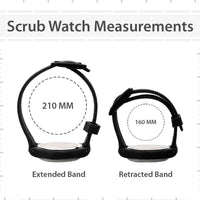 Bison Life Classic Balance Nurse Watch – Bright Pink Quartz Medical Watch, Water-Resistant Design