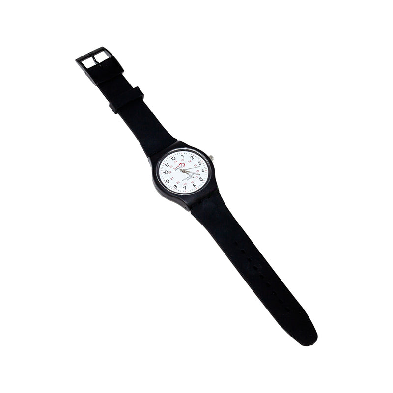 Bison Life Classic Balance Nurse Watch – Bright Pink Quartz Medical Watch, Water-Resistant Design