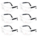 Boxer Clear Lens Color Temple Safety Glasses, Anti Scratch-Fog Lens