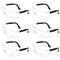 Boxer Clear Lens Color Temple Safety Glasses, Anti Scratch-Fog Lens