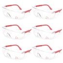 Boxer Clear Lens Color Temple Safety Glasses, Anti Scratch-Fog Lens
