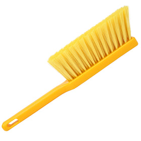 Bison Life 13.75" Counter Brush, Yellow Polypropylene Handheld Cleaning Brush