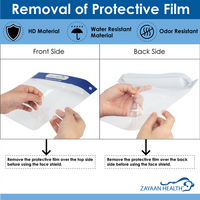 Travel Kit for Adult/Kids- Set of 50 Disposable 3 Ply Face Mask,10 Disposable Face Shield,6-Kids Face Shield, 50 Long Cuff Poly Gloves
