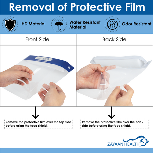Travel Kit for Adult/Kids- Set of 50 Disposable 3 Ply Face Mask,10 Disposable Face Shield,6-Kids Face Shield, 50 Long Cuff Poly Gloves