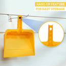 KLEEN HANDLER Heavy-Duty Plastic Handheld Dust Pan for Indoor/Outoor Commercial & Residential Use in Kitchen, Garage, Decks and More, Pack of 6