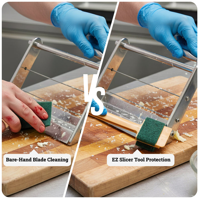 EZ Scrub Slicer Cleaning Tool with 4 Replacement Pads, Heavy Duty Elec ...