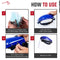 Safety Headgear with Clear Polycarbonate Face Shield, Blue