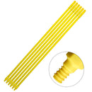 Fiberglass Handle with Threaded Tip: Replacement Wood Handle Featuring Standard Thread for Durable Cleaning and Sweeping