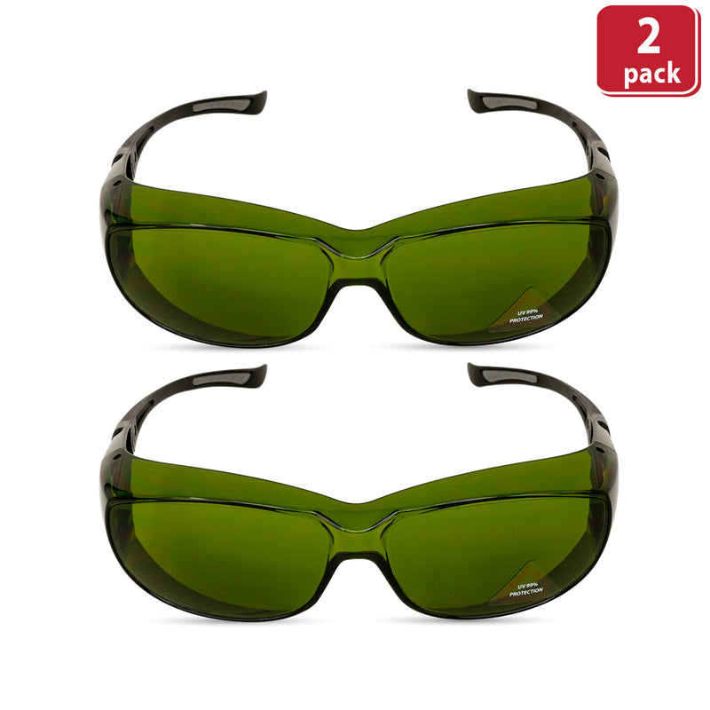 Bison Life PrimeX IR3 Safety Glasses, Anti-Fog-scratch Wrap Around Lenses