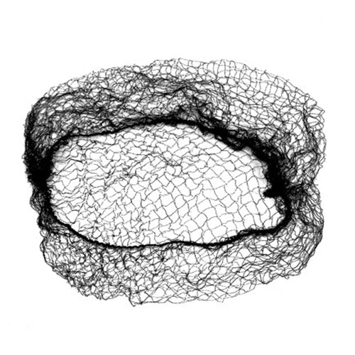 Bison Life Valentina Invisible Black Mesh Hair Nets for Food Service, Cooking & Professional Use