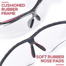 Higuard Anti-fog Safety Glasses with UV 400 Eye Protection, Pack of 2