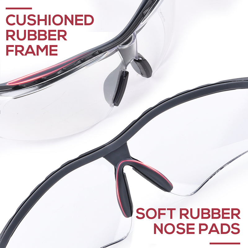 Higuard Anti-fog Safety Glasses with UV 400 Eye Protection, Pack of 2