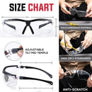 Higuard Anti-fog Safety Glasses with UV 400 Eye Protection, Pack of 2