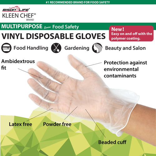 vinyl gloves for food preparation