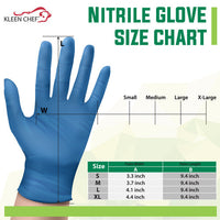 nitrile cleaning gloves small , Medium, Large XL