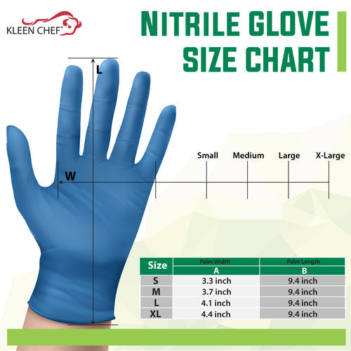 nitrile cleaning gloves small , Medium, Large XL