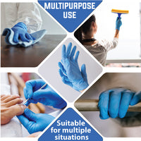 blue nitrile powder free gloves