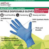 disposable nitrile cleaning gloves