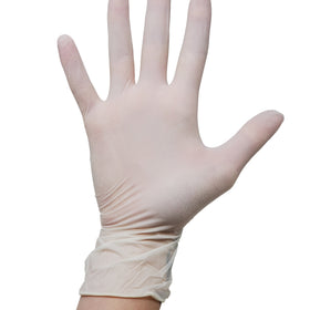 Bison Life Disposable Food Preparation Multi-Purpose Natural Latex Gloves