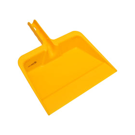 Handheld Dust Pan — 11.5" Heavy-Duty Plastic Dustpan with Handle for Indoor & Outdoor Use